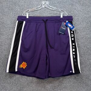Fanatics Phoenix Suns Basketball Shorts Mens 3XL Purple Mesh Side Stripe New